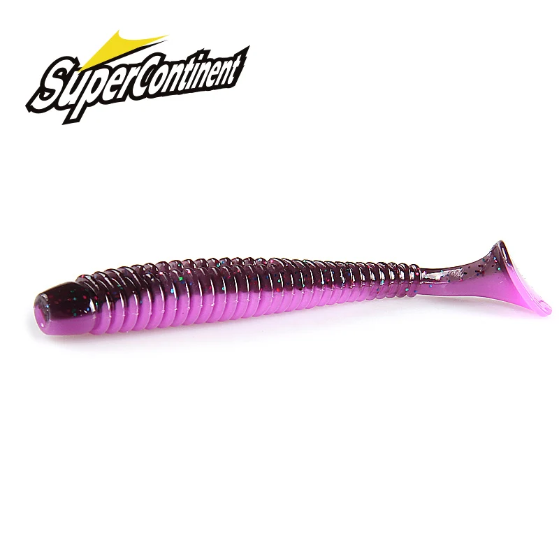 Supercontinent A Impact Ring Shad Fishing Lure Soft  Plastics Baits Swimbait Jigging Lure Artificial Baits PVC