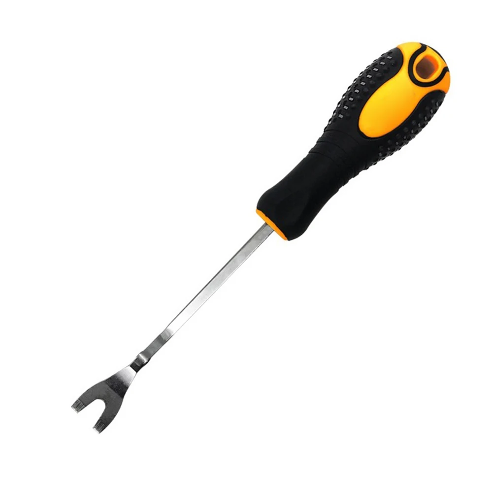 Plastic Fastener Remover Nail Puller Tool For Woodworking Preserves Weatherstripping Integrity Chrome-vanadium Steel