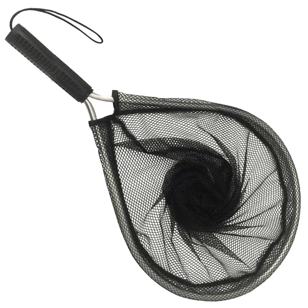 

Fishing Net Bag Foldable Handheld Basket Nets Supplies Portable Holder Fishnets Lightweight High Strength Wear Heat Corrosion