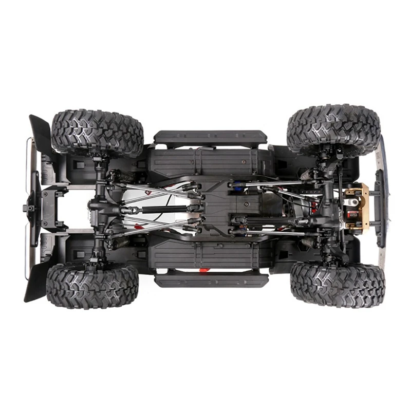 Kit de ligação de aço inoxidável com distância entre eixos de 313mm, kit desmontado para carro crawler 1/10 rc traxxas trx4, peças de atualização