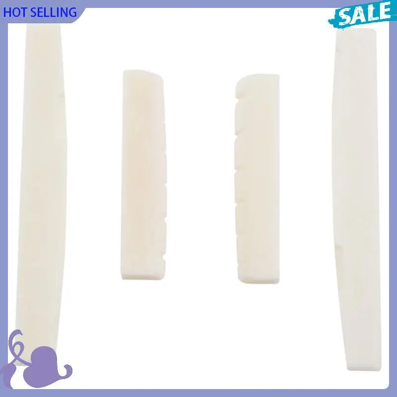 

ABVB-12 наборов из 24 шт., 6-струнная акустическая гитара, костяной мостик, седло и гайка из настоящей кости