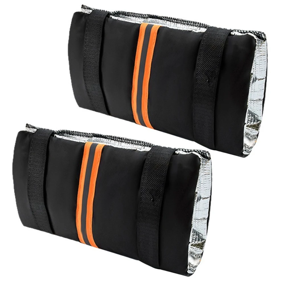 

Winter Tap Covers Set of 2 Waterproof Insulated Protection from Freezing for Outdoor Faucets with Reflective Safety Strip