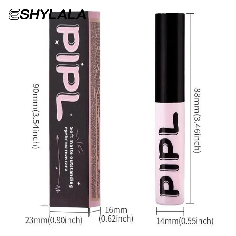 Fiber Brow Mascara Dauerhafte natürliche Augenbrauen-Färbecreme, vegane Formel, Wachstumsverdickung, Augenbrauen-Styling-Creme, Augenbrauenverstärker