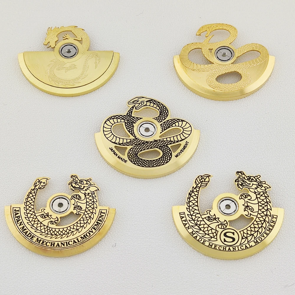 gold-nh35-rotor-oscillating-weight-rotors-dragon-snake-style-rotor-fit-nh34-nh35-nh36-nh38-4r-movements-replacement-parts