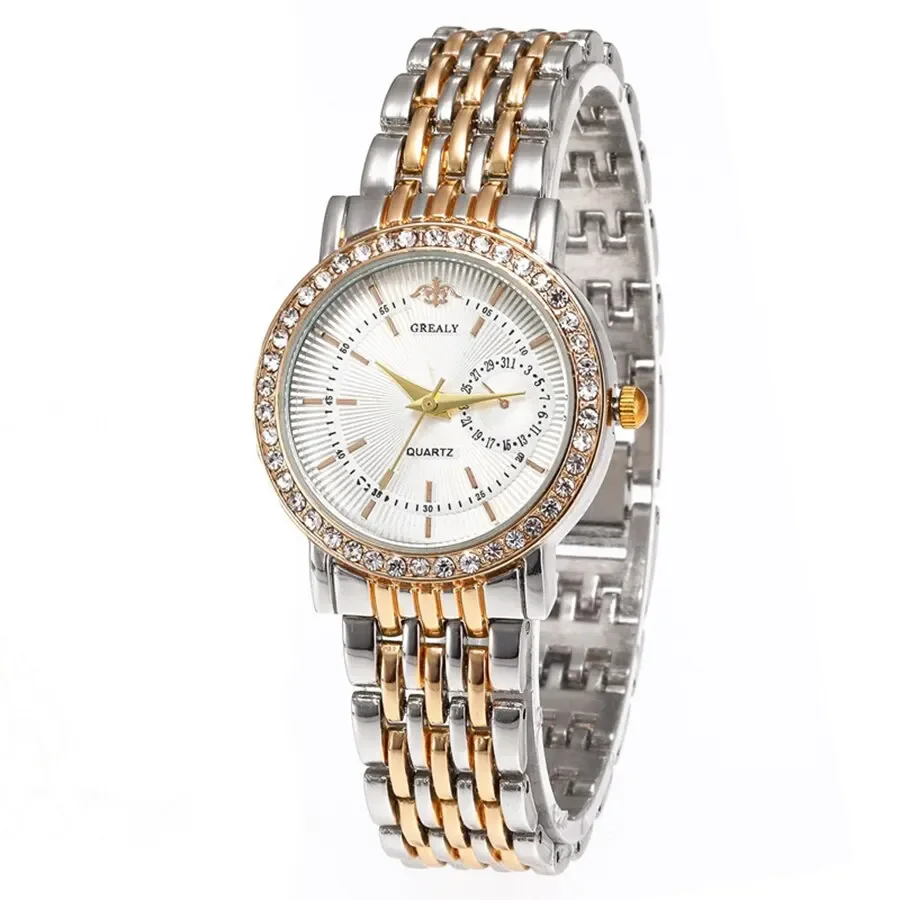 New Fashion Women Watches Ladies Steel Bracelet Wristwatch Lovers Watch Men Women Casual Quartz Watch Relogio Feminino Men Watch