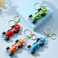 keychain racer F1 Keychain Zinc Alloy Metal Formula Car Key Ring Exquisite Couples Gift Key Decoration