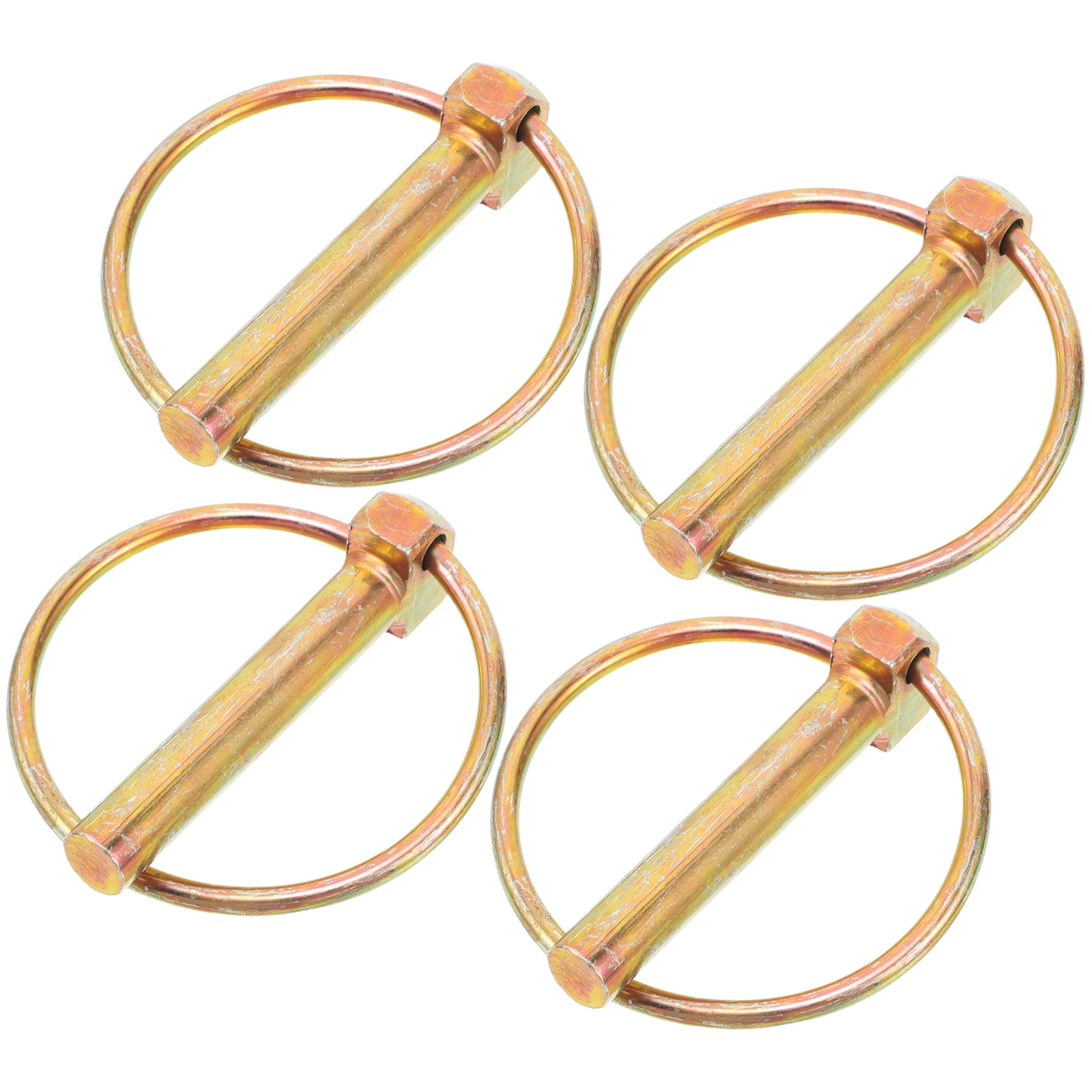 

4 шт., сверхмощные надежные стопорные штифты, предохранительные штифты, кольцевой зажим для прицепа, фиксатор, набор, сельскохозяйственные грузовики, косилки