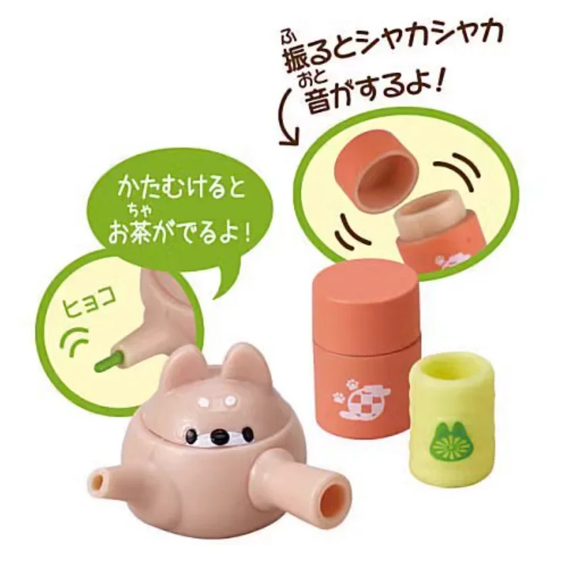 TARLIN Kawaii Cute Gashapon фигурка аниме мини Сиба-ину кухонная Пароварка чайник суши миниатюрные предметы Капсульная игрушка подарок для мальчиков