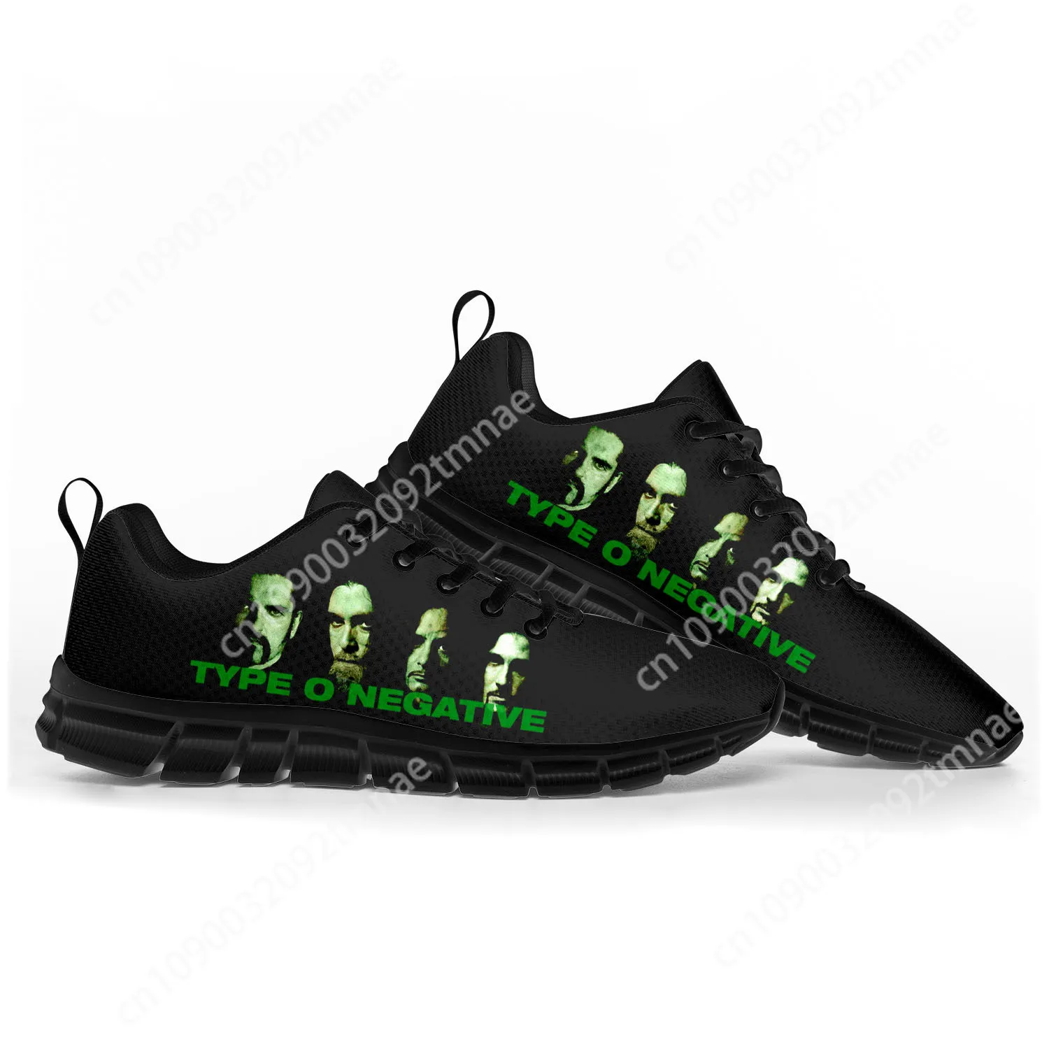 Type O Negatieve Metal Rock Band Sportschoenen Heren Dames Tiener Kinderen Sneakers Custom Hoge Kwaliteit Paar Schoenen Zwart