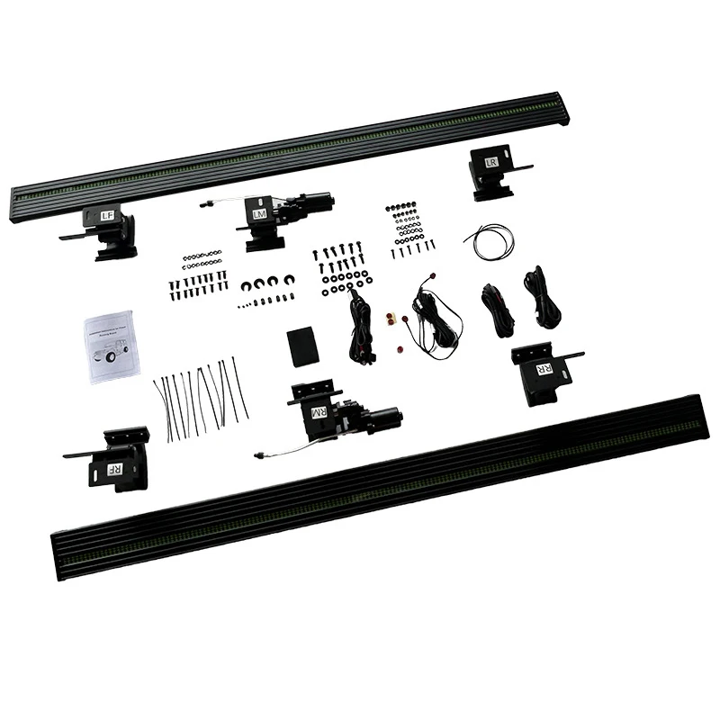 High Quality Aluminum Alloy Electric Side Running Step With Integrated Bracket Vehicle Exterior Upgrade Modification Accessory