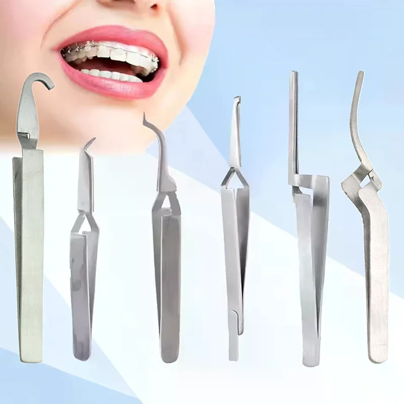 

1 шт., стоматологические ортопедические задние кронштейны, буккальная трубка, склеивающийся держатель для пинцета, шарнирная бумага, пинцет, инструменты, плоскогубцы