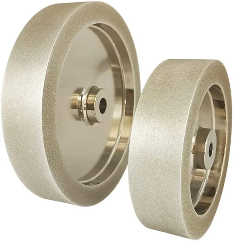 8 Inch CBN Grinding Wheel T-4 System 200mm*38mm*12mm for Sharpening High-Speed Steel HSS Tools Right/Round Angle