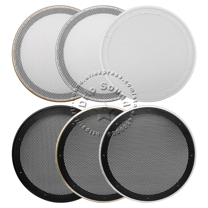 Cubierta de red de conversión de altavoces de 10 pulgadas, círculo decorativo de Audio para el hogar y el coche, malla de Metal, protección de rejilla od285 mm