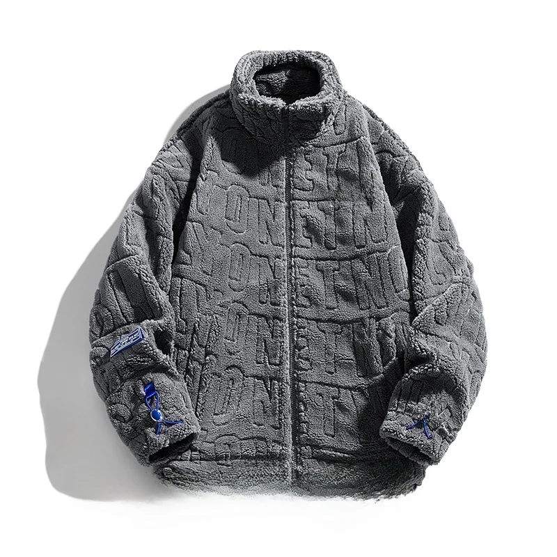 

Мужская свободная теплая повседневная куртка из овечьего пуха с наполнителем из белого пуха, новинка зимы, простой модный дизайн
