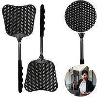2Pcs Telescopic Fly Swatters with Anti-Slip Handle Retractable Fly Swatter Manual Bugs Killer Tools for Classroom Use