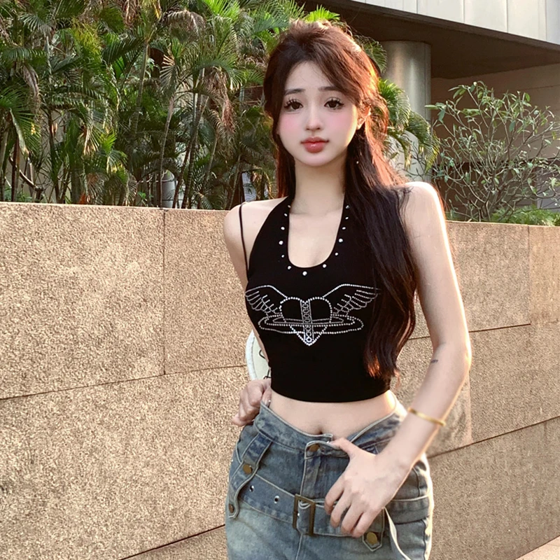 Sleeveless Camisole Love Hot Inset Brick Korean Version Women's Camisole Summer