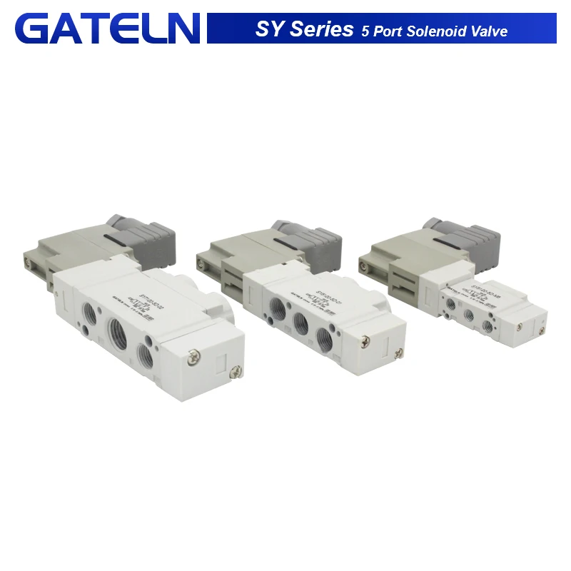 High quality 5 port 2 Solenoid Valve SY5120-5DZD-01 SY5120-5DD-01 SY5120-5DZ-01 SY7120-5DZD-02 SY3120-5DZD-M5