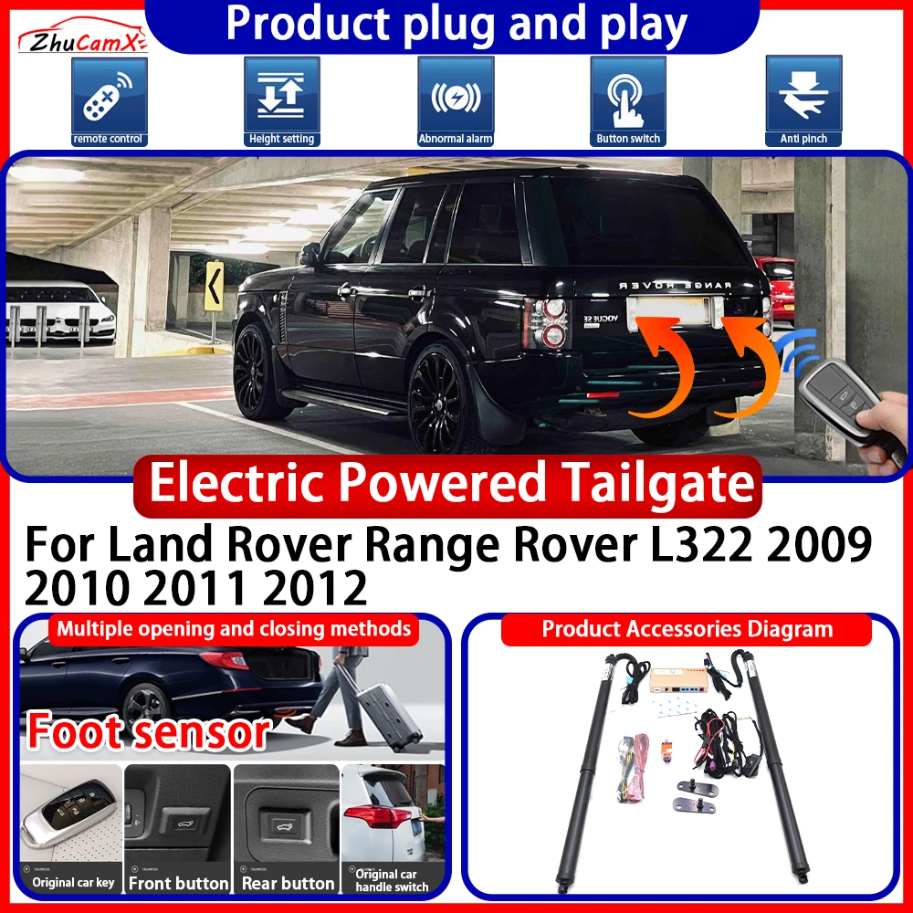ZhuCamX OEM Powered Tailgate for Land Rover Range Rover Sport L494 2013-2022 anti pinch Smart Intelligent Control Gate Lift Kit