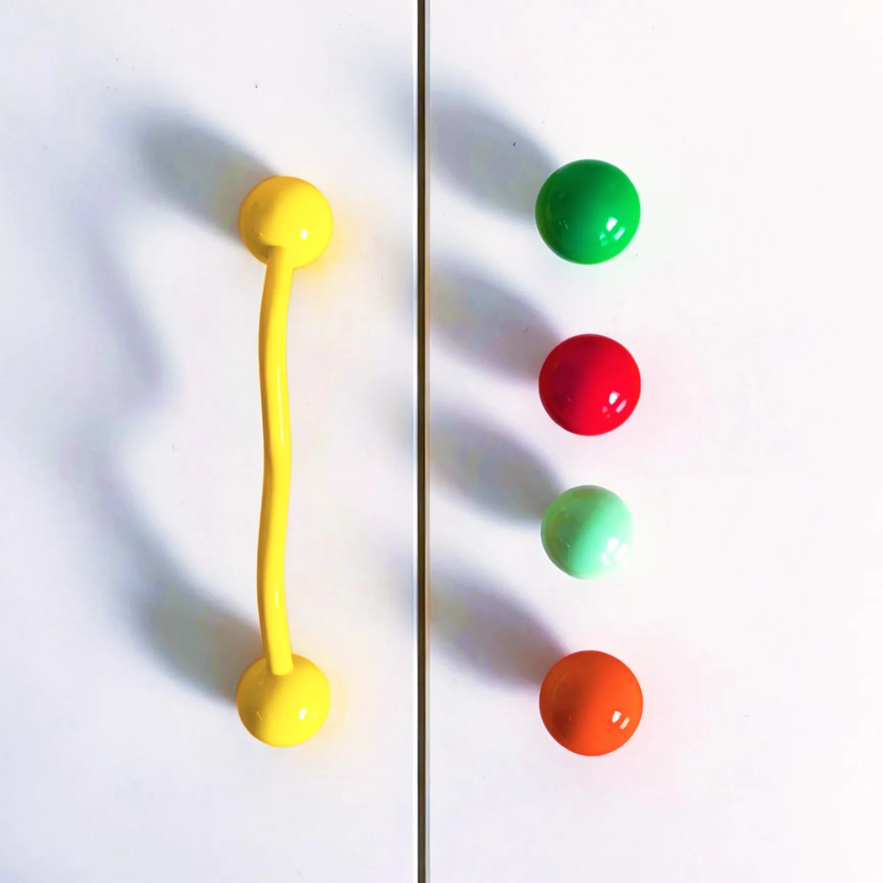 Color Minimalist Cabinet Pulls Handle Wardrobe Door Children's Room Drawer Knobs Wardrobe Ball Handle for Furniture Hardware
