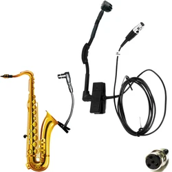 Professional Beta98 Cardioid Condenser Instrument Microphone For Shure TA4F mini 4Pin Studio Mics XLR 3Pin Phantom Power Adapter