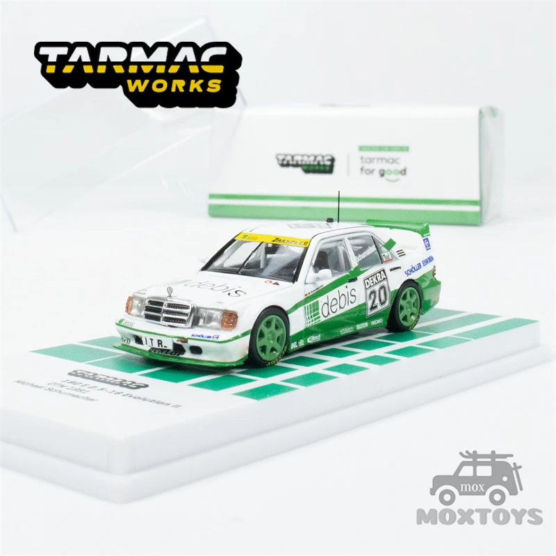 Tarmac Works 1:64 190 E 2.5-16 Evolution II DTM 1991#20 Diecast Model Car