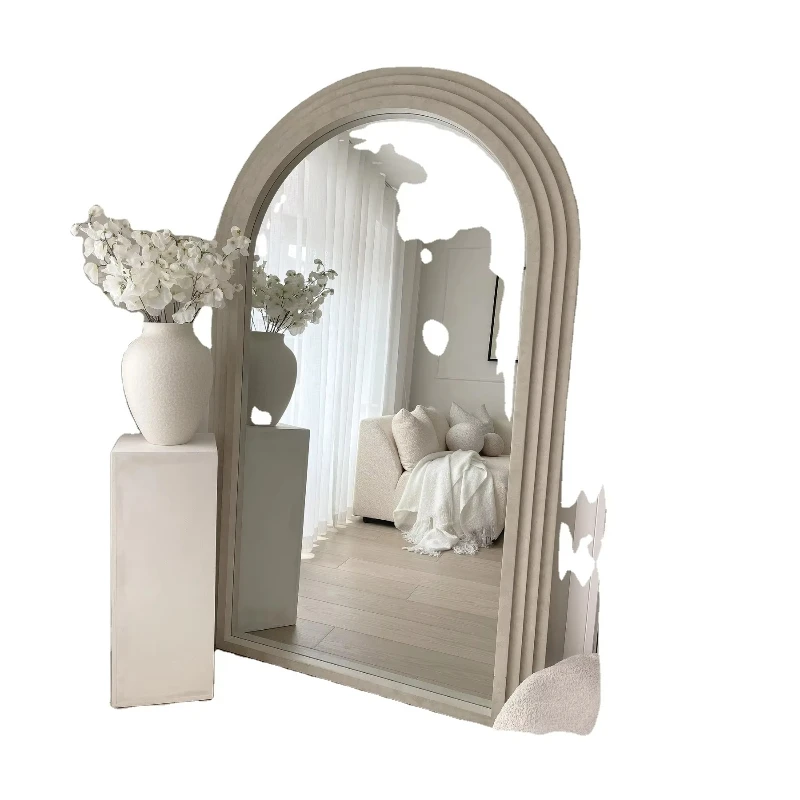 

Style Full Body Home Wall Mirror Nordic Wall Hanging Arched Floor Mirror