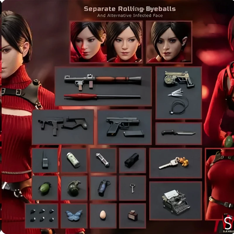 

High Quality Swtoys 1/6 Scale Fs062 Ada Wong Miss Wong Version 2 Customized Movable Full Set Female Collectible For Adult