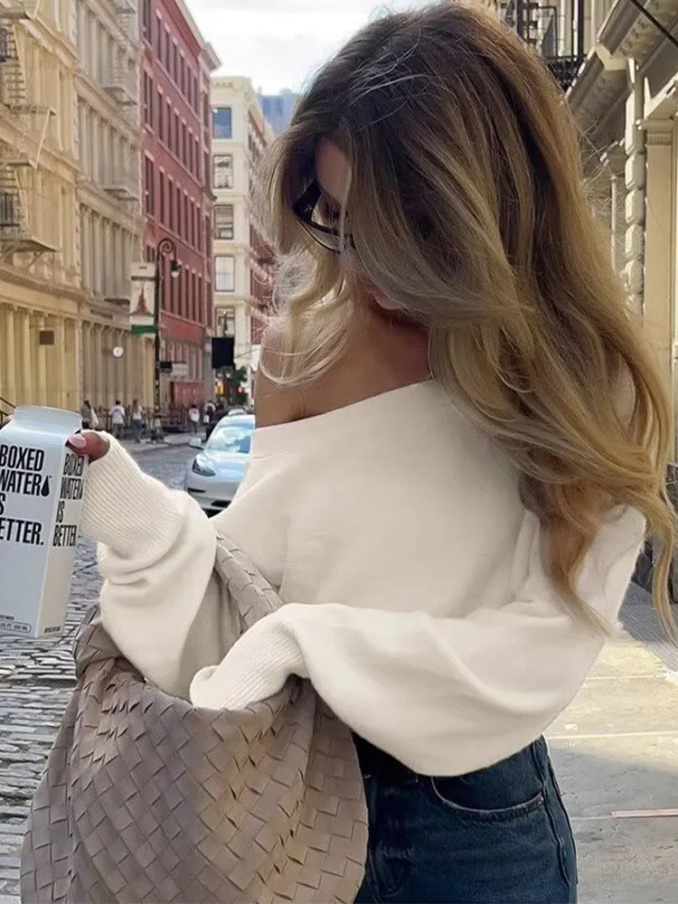 

HH новый женский зимний универсальный вязаный свитер с воротником-лодочкой и длинными рукавами, женский модный повседневный теплый пуловер в уличном стиле, свитер