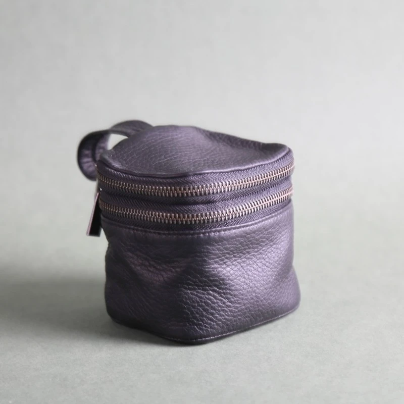 กระเป๋าเหรียญ Deerskin หนังหรูหราโบราณกระเป๋าอุปกรณ์เสริมกระเป๋า Casual กระเป๋าขนาดเล็ก Casual เงินกระเป๋ากระเป๋า