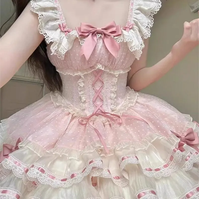 

Cute pink girly ballet style cake dress