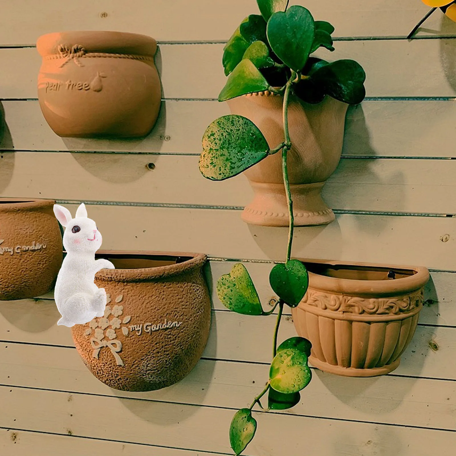 

Creative Resin Animal Flower Pot Pendant Hanging Decor Durable Garden Landscape Ornament Indoor Outdoor Bonsai Yard Adornment