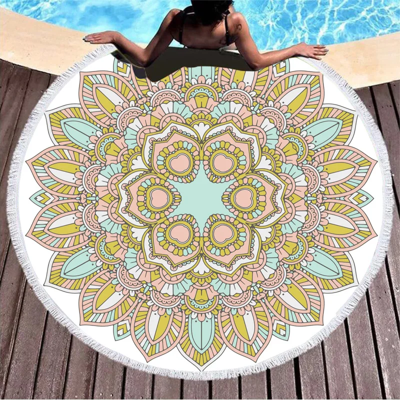 500 g Beach Towel Bath Robes For Women Shower Geometric Plain Printed Machine Washable Quick Drying Microfiber Sea Gym Large Spa