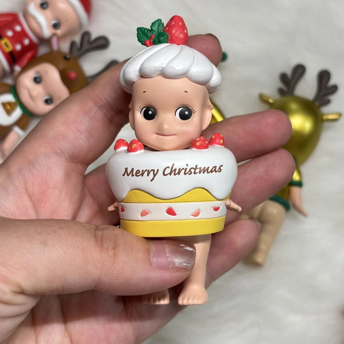 سوني أنجل شخصية صغيرة 2012 سلسلة عيد الميلاد لا صندوق لا حقيبة سانتا كلوز سنو مان الرنة