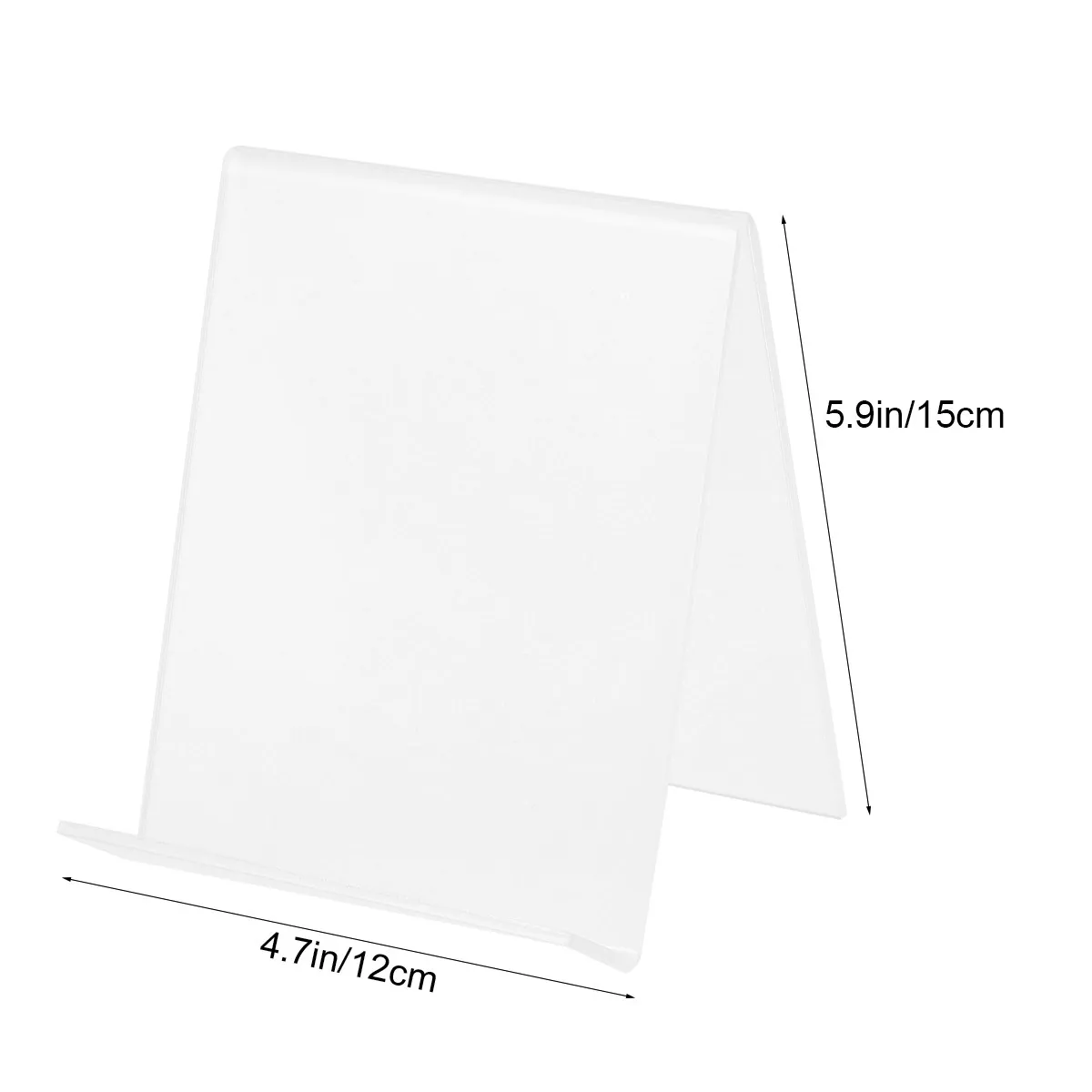 Multi Use Clear Acrylic Rack for Books Magazines Files Wallets Phones Jewelry Cosmetics Desktop Shelf Display Stand A5 Wallet