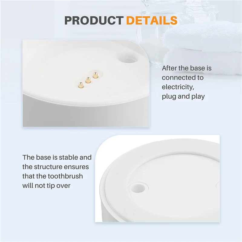 BBNV-подметальная вибрационная электрическая зубная щетка, зарядная подставка, подставка для хранения для Laifen Lftb01-P