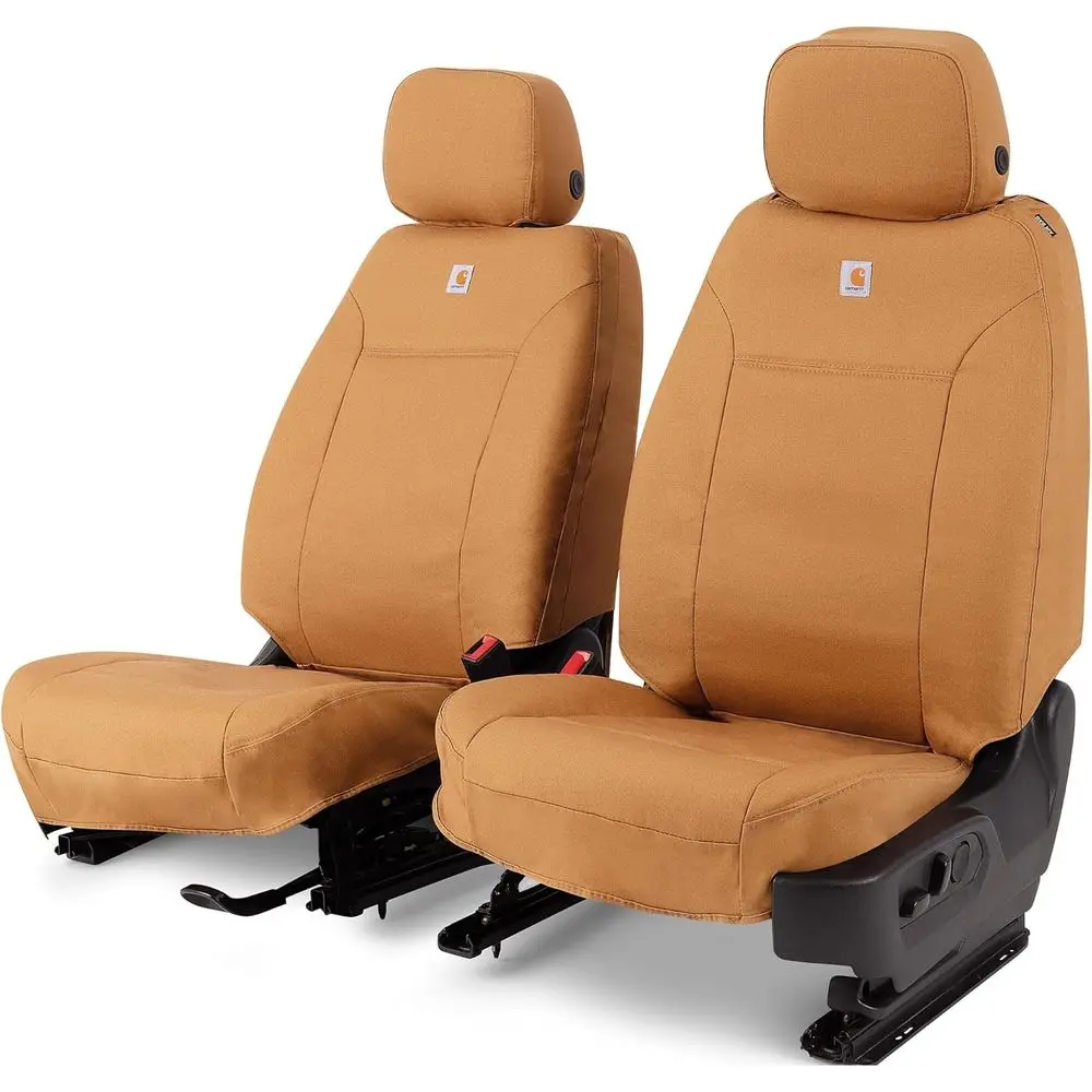 

SeatSaver Custom Seat Covers or 2009-2014 ord -150 & 2011-2016 -250/-350 (1st Row Bucket Seats, Duck Weave Brown)