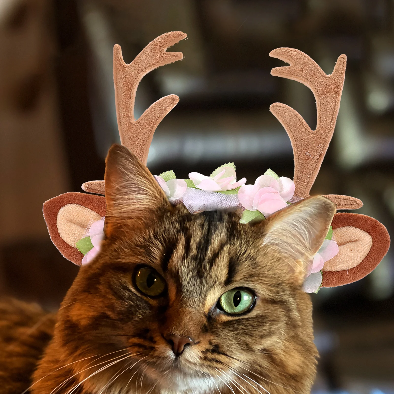 

Pet Christmas Antler Head Dog Headband Party Headbands Ear Costume Accessory Headdress Headwear Decoration Cosplay