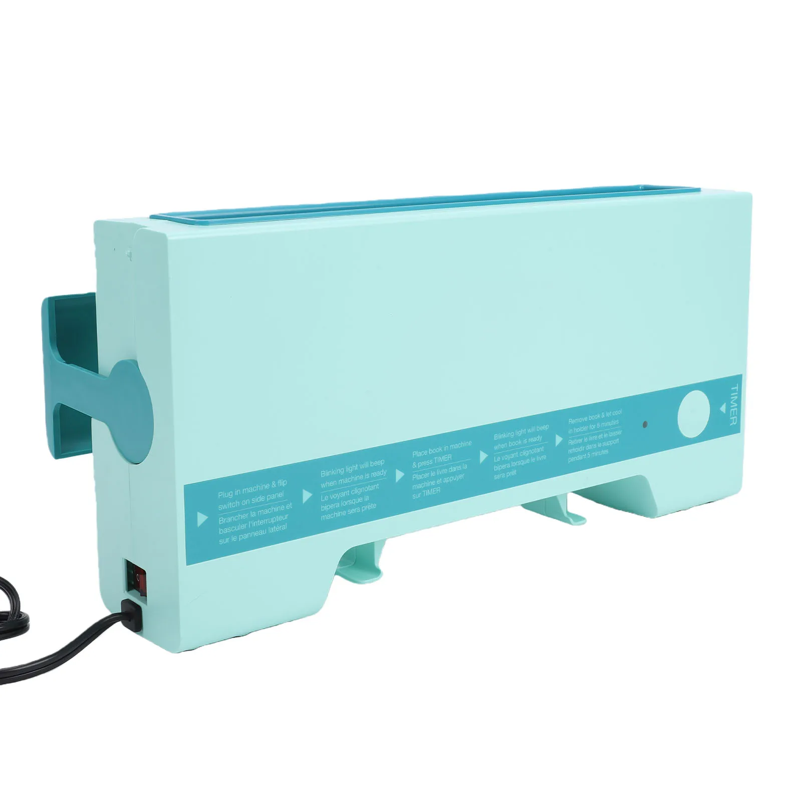 

Book Binding Machine Thermal Binding Machine 280 Sheets Capacity Paper Hot Melt Book for Office School Home Blue