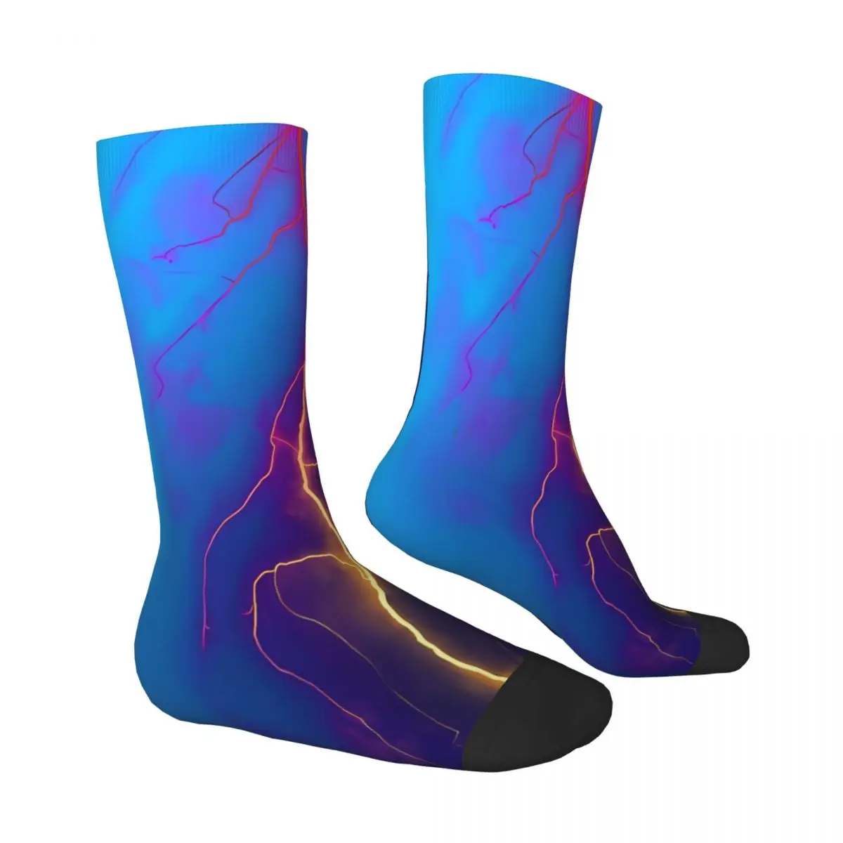 Natural Scener Sock Printed Man Polyester