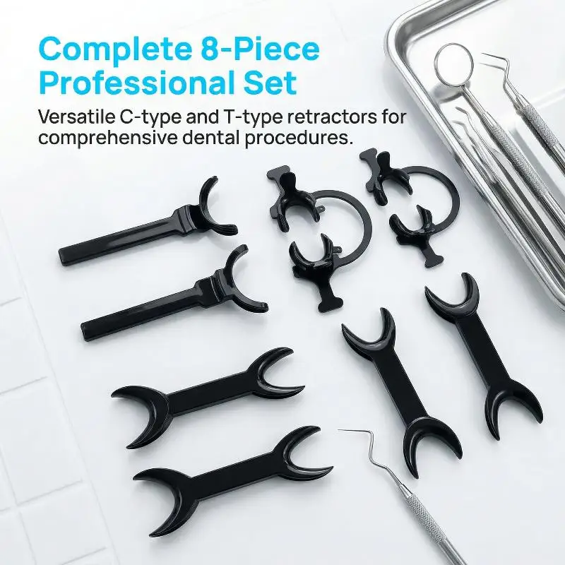 

Черный пластиковый роторасширитель для верхней и нижней губ, ортодонтический расширитель рта, стоматологические инструменты