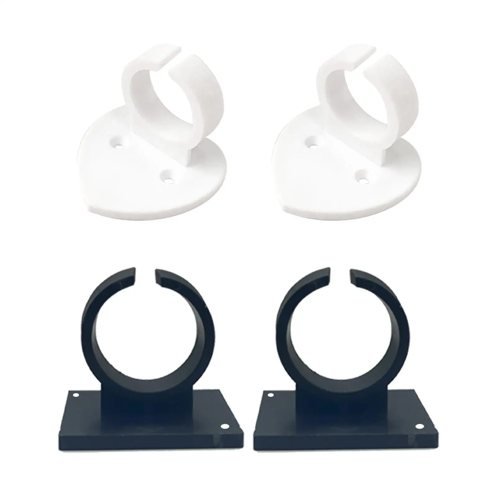 2Pcs Microphone Hanger Clip Self Adhesive Easy to Install Fits 32-40mm Handle Mic Multipurpose Mic Station Microphone Bracket
