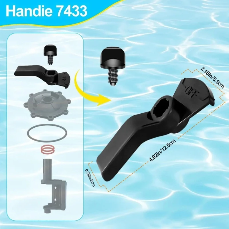 صمامات البركة استبدال مجموعة أساسية صمامات تجمع البركة الصمامات مجموعة صمامات تجمع التسرب لسهولة التثبيت