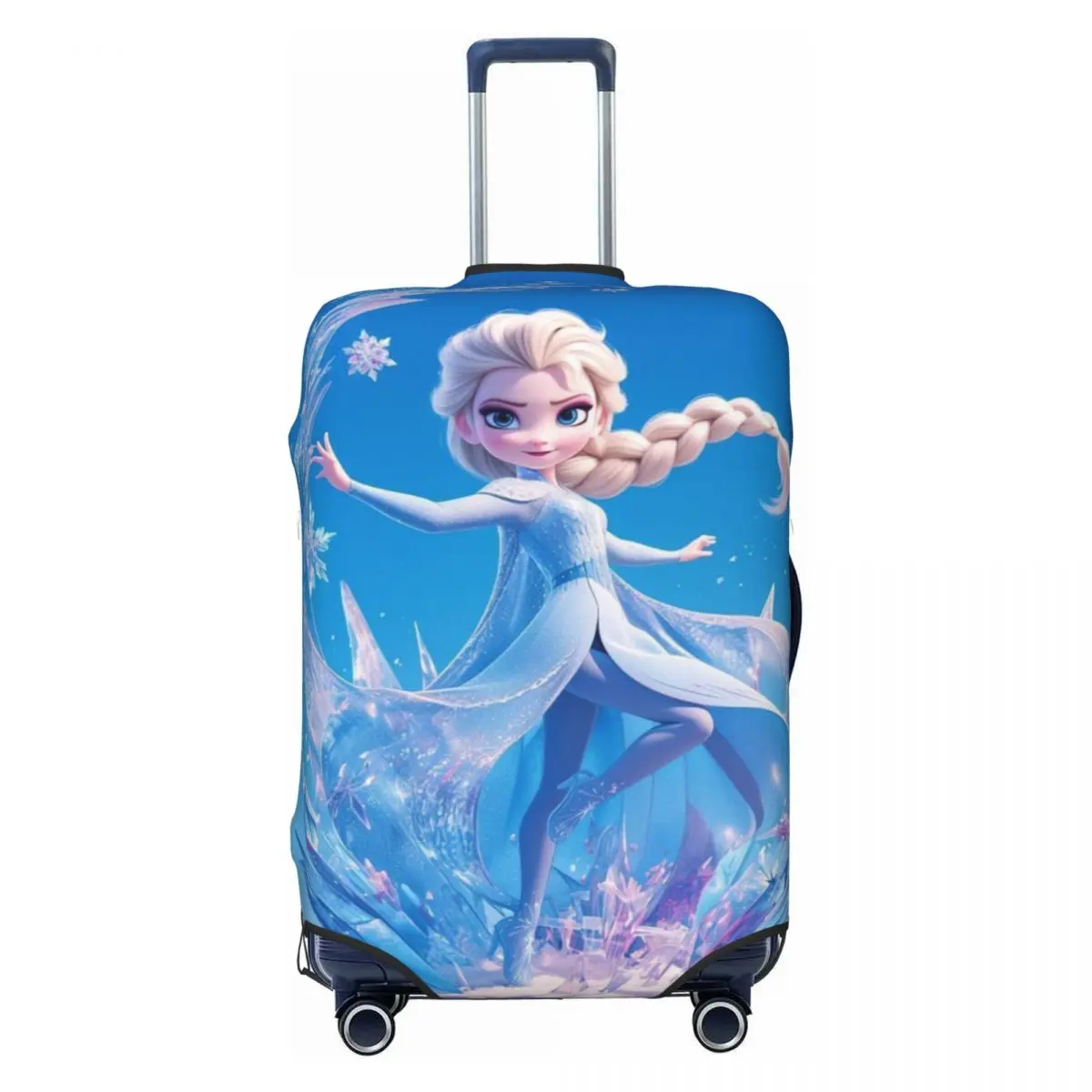 

Custom Frozen Elsa Luggage Cover Elastic Cartoon Movie Kawaii Princess Travel Suitcase Protective Covers Fits 18-32 Inch