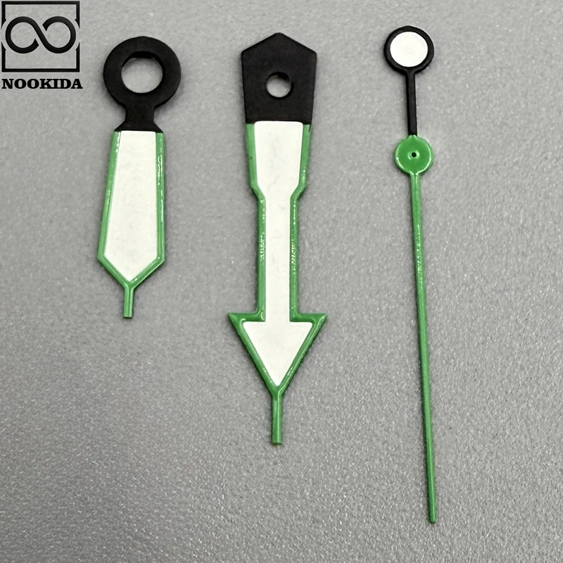 NOOKIDA Lancette luminose verdi Accessori per orologi per movimento NH35/NH36/4R/7S Lancette NH35 Rosso Arancione Giallo Verde Bule