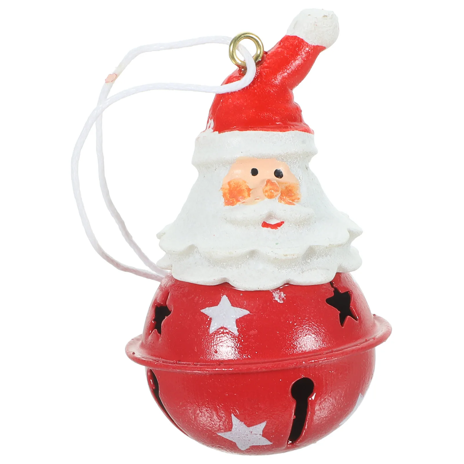 

Christmas Resin Santa Claus Bell Hanging Ornament Xmas Tree Pendant Xmas Party Decoration Decor Christmas Hanging Bells Ornament