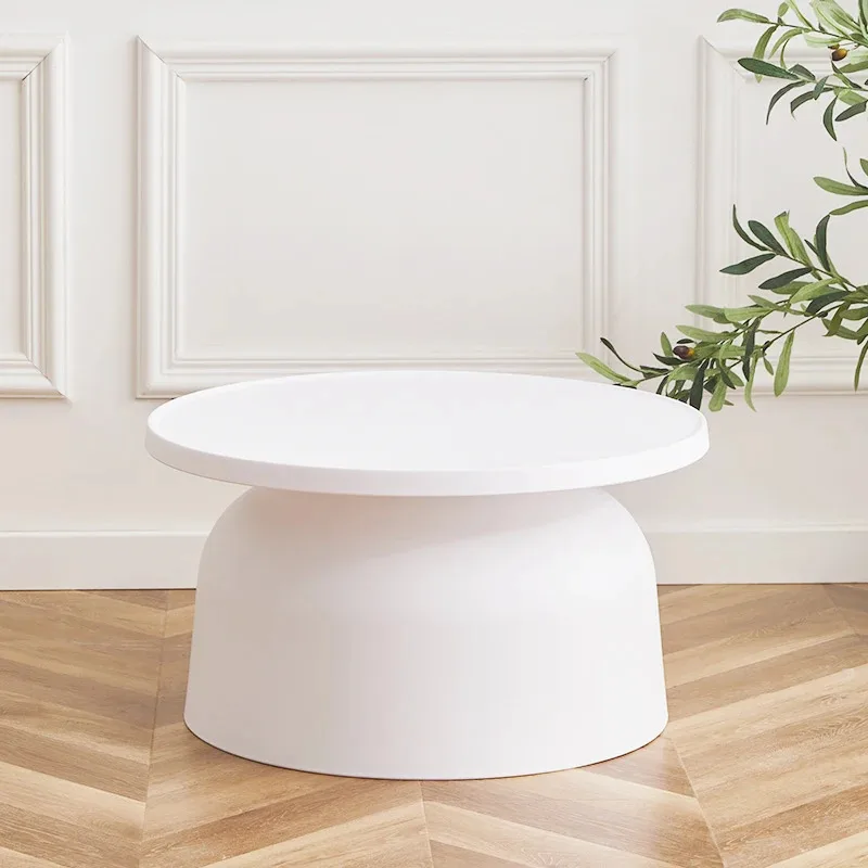 

Nordic Luxury Coffee Tables Small Modern Design White Writing Mini Table Round Desk Table Basse De Salon Living Room Furniture