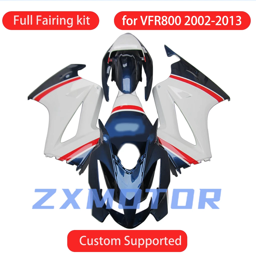 Fit for HONDA VFR800R 2002 2003 2004 2005 2006 2007 2008 2009 2010 2011 2012 Motorcycle Fairings Aftermarket ABS Fairing Kit