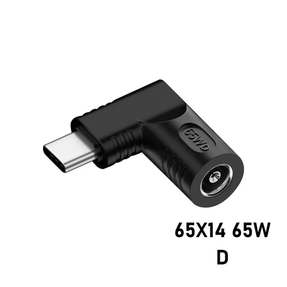 دائم مربع التوصيل USB C موصل تيار مستمر إلى نوع C محول PD 65 واط شاحن الكمبيوتر المحمول محول الطاقة ل Xiaomi/سامسونج/لينوفو