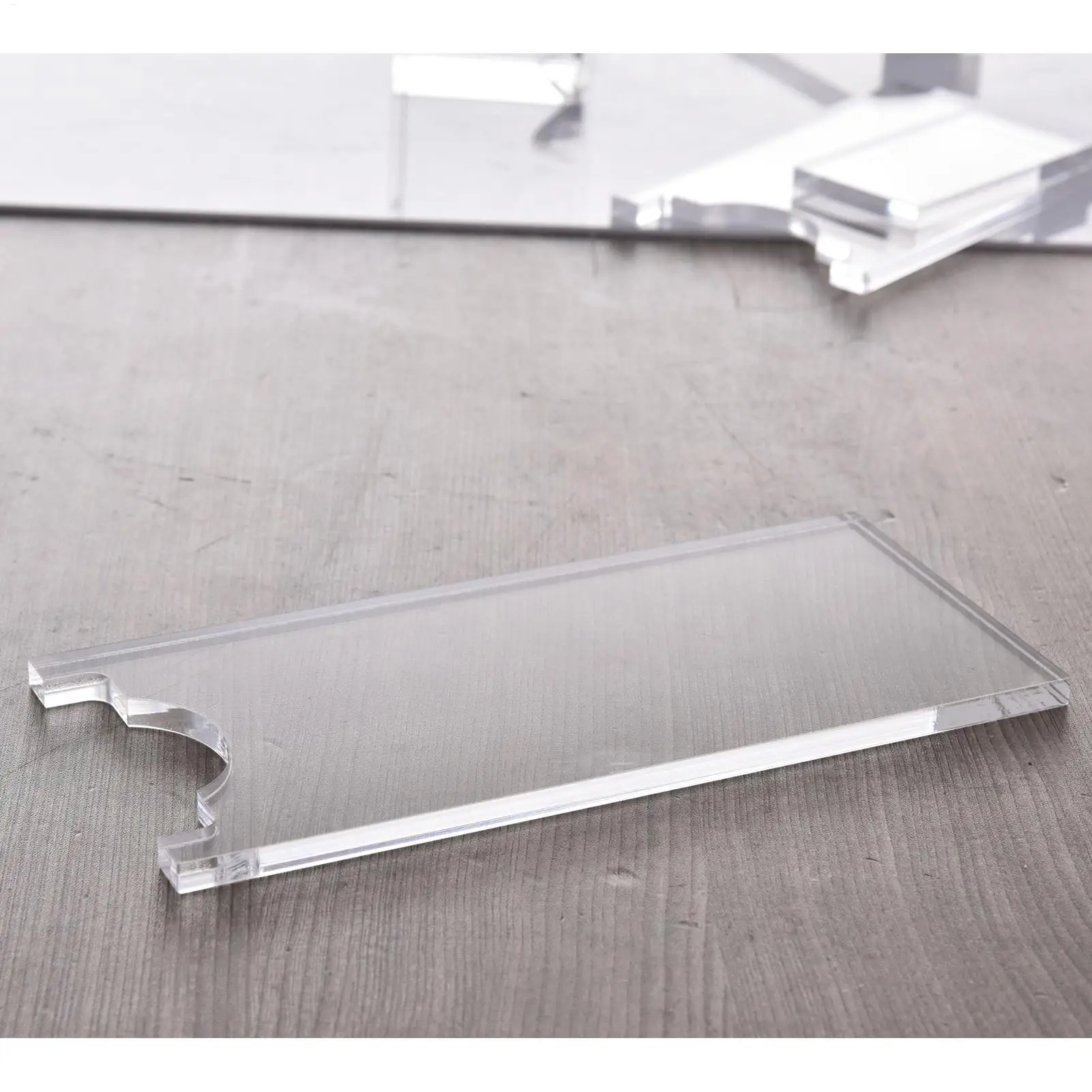 Bed Stoppers 2-Piece Acrylic Clear Couch Stoppers for Wall Anti-Shake Stabilizer Furniture Pads for Safety Protection Prevents
