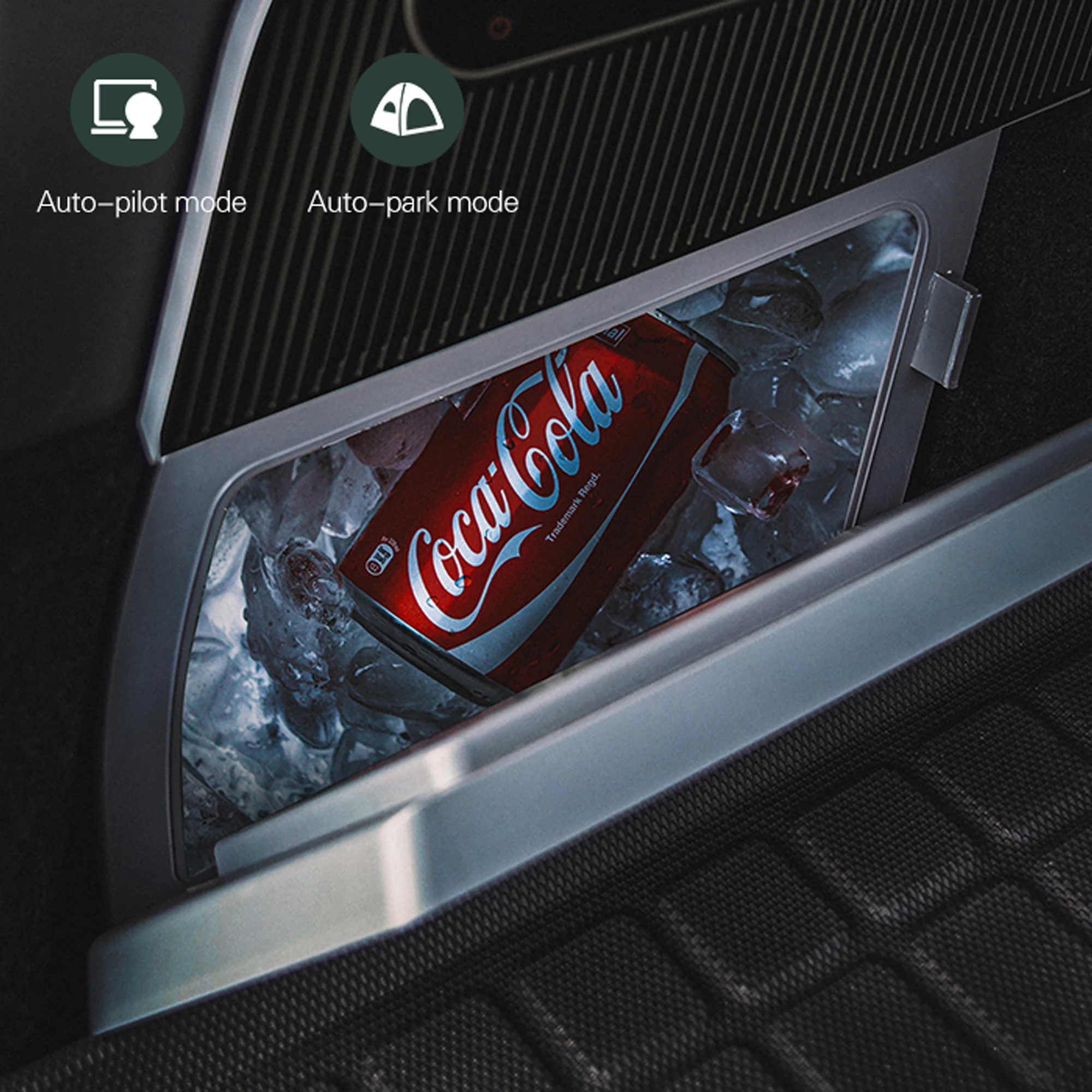 For Model Y Trunk Fridge Custom For Tesla Model Y 2021-2024 LHD RHD Trunk Refrigerator 15L Medicine Storage Travel Refrigerator